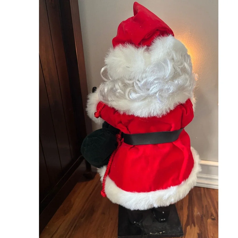 Vintage Animated Santa‎ Claus 20 Inch Motion Christmas Figure Lighted Candle